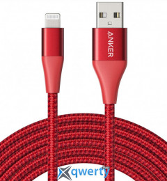 USB-A - Lightning 0.9m ANKER Powerline+ II (A8452H91) Red
