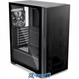 Thermaltake Versa T25 Tempered Glass Mid-Tower Chassis Black (CA-1R5-00M1WN-00)