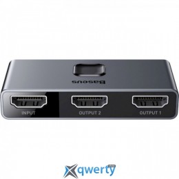 USB-Hub Baseus Matrix HDMI Splitter (2in1or 1in2) Space Gray (CAHUB-BC0G)