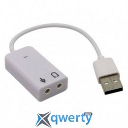 Voltronic USB-sound card (5.1) 3D sound White (YT-SC-5.1/W/03351)