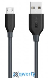 USB-A - microUSB 0.9m ANKER Powerline (A8132H11/A8132G11) Space Gray