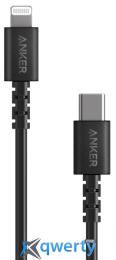 ANKER POWERLINE SELECT USB-C TO LIGHTNING - 0.9М V3 BLACK (A8612G11)