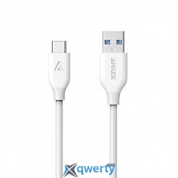 USB-A 3.0 - USB-C 0.9m ANKER Powerline (A8163G21) White