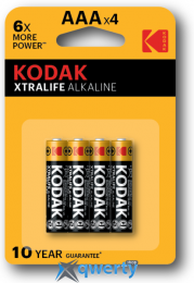 KODAK XTRALIFE LR03 1X4 ШТ. (30951990)