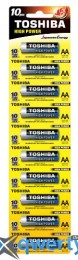 TOSHIBA LR6 HP ALKALINE BP 1X10 (00152670)