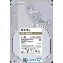 TOSHIBA N300 8TB SATA/256MB (HDWG180UZSVA) 3.5