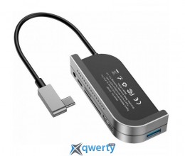 Baseus Bend Angle No.7 USB-C→USB-A/USB-C/HDMI/SD/microSD/3.5mm (CAHUB-WJ0G)