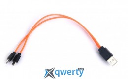 ColorWay USB-MicroUSB, 0.26м Orange (CW-CMU2-OR)