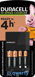 Duracell CEF14 (AA/AAAx4) + аккумуляторы AAx2 1300mAh AAAx3 750mAh Ni-MH (5007497)