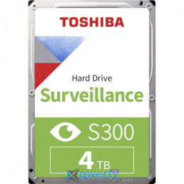 TOSHIBA S300 4TB SATA/128MB (HDWT740UZSVA) 3.5