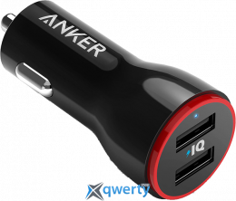 АЗУ Anker PowerDrive 2 12Wx2 USB-Ax2 Black (A2310G11)