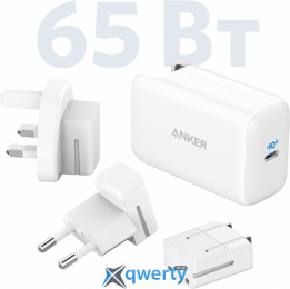 СЗУ Anker PowerPort III Pod 65W USB-C White (A2712H21)