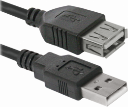 Defender USB-AM-USB-AF 480Mbps 3m (87453)