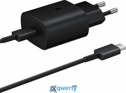 СЗУ USB-C 25W PD + кабель Samsung Travel Adapter Black (EP-TA800XBEGRU) 8801643998950