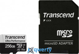 microSD Transcend 340S 256GB V30 A2 +SD адаптер (TS256GUSD340S)