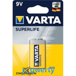 Varta Крона 6F22 Superlife Zinc-Carbon * 1 (02022101411)
