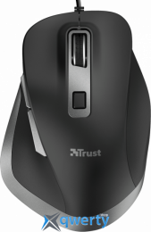 Trust Fyda Wired Mouse Black (23808)