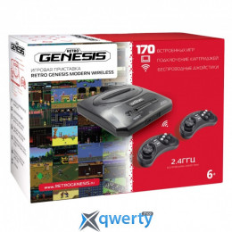 Retro Genesis 16 bit Modern Wireless (170 игр, 2 беспроводных джойстика)