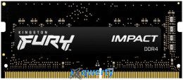 Kingston Fury SODIMM DDR4-2666 16GB PC4-21300 Impact Black (KF426S16IB/16)