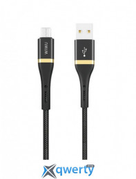 Wiwu USB ↔ Micro Kabel 1.2M ELITE ED-102 Black