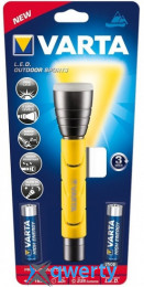 VARTA LED Outdoor Sports Flashlight 2AA (18628101421)