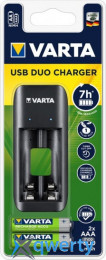 Varta USB Duo Charger (AA/AAAx2) + аккумуляторы AAAx2 800mAh Ni-MH (57651201421)