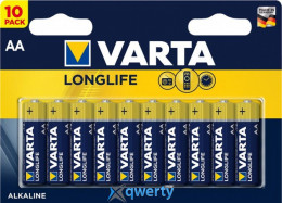 Varta Longlife AA 10шт (04106101461)