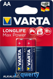 VARTA LONGLIFE MAX POWER AA BLI 2 ALKALINE (04706101412)