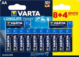 VARTA LONGLIFE Power AA [BLI 12 (8+4) ALKALINE] (04906121472)