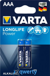 VARTA LONGLIFE Power AAA [BLI 2 ALKALINE] (04903121412)