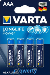 VARTA LONGLIFE Power AAA [BLI 4 ALKALINE] (04903121414)