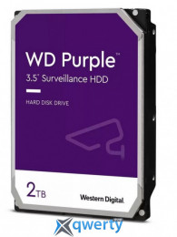 WD 3.5 SATA 3.0 2TB 256MB Purple Surveillance (WD22PURZ)