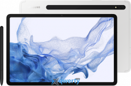 Samsung Galaxy Tab S8 Plus (SM-X800) - 12.4 8/128GB Wi-Fi Silver (SM-X800NZSA) EU