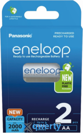 Panasonic Eneloop AA 2000mAh 2шт (BK-3MCDE/2BE)