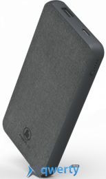 Hama Fabric 10 10000mAh USB-A + USB-C 2.4 A (00201658) Grey