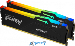 Kingston FURY Beast RGB DDR5 5200MHz 64GB (2x32GB) (KF552C40BBAK2-64)