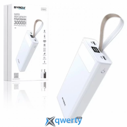 Syrox PB115 20000mAh USB-Ax2 USB-C 5V 2A 10W White