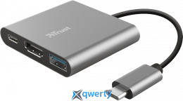 Trust USB-C→USB-A/USB-C/HDMI Dalyx 3-in-1 (23772)