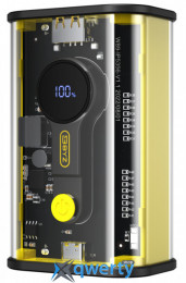 BYZ W89 10000mAh USB-A + USB-C PD 22.5W (BYZ-W89-Y) Yellow