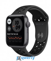 Apple Watch Series SE Nike GPS+LTE (MKRX3) 44mm Space Gray Aluminium Case with Black Nike Sport Band