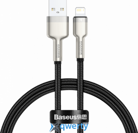 Baseus Cafule Metal USB-A-Lightning 2.4A 1m Black (CALJK-A01)