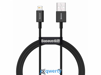 USB-A - Lightning 2.4A 1m Baseus Superior Black (CALYS-A01) 6953156205406