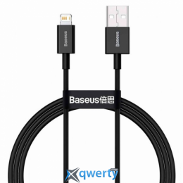 USB-A - Lightning 2.4A 2m Baseus Superior Black (CALYS-C01) 6953156205451