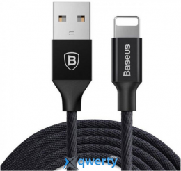 USB-A - Lightning 2A 1.2m Baseus Yiven Black (CALYW-01) 6953156253001