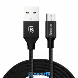 USB-A - microUSB 2A 1.5m Baseus Yiven Cable Black (CAMYW-B01) 6953156260733