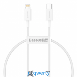 USB-C - Lightning 20W 0.25m Baseus Superior White (CATLYS-02) 6953156205291