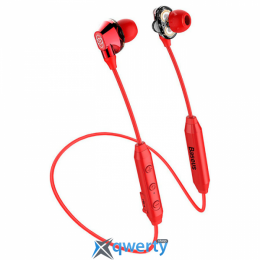 Baseus Encok S10 Dual Moving-coil Wireless Headset Red (NGS10-09)