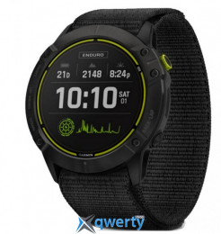 Garmin Enduro Carbon Gray Titanium with Black UltraFit Nylon Strap (010-02408-01/11)