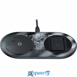 BASEUS Simple 2-in-1 Wireless Charger 15W Transparent (WXJK-A01)