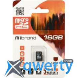 MicroSDHC 16GB Mibrand class 10 UHS-I (